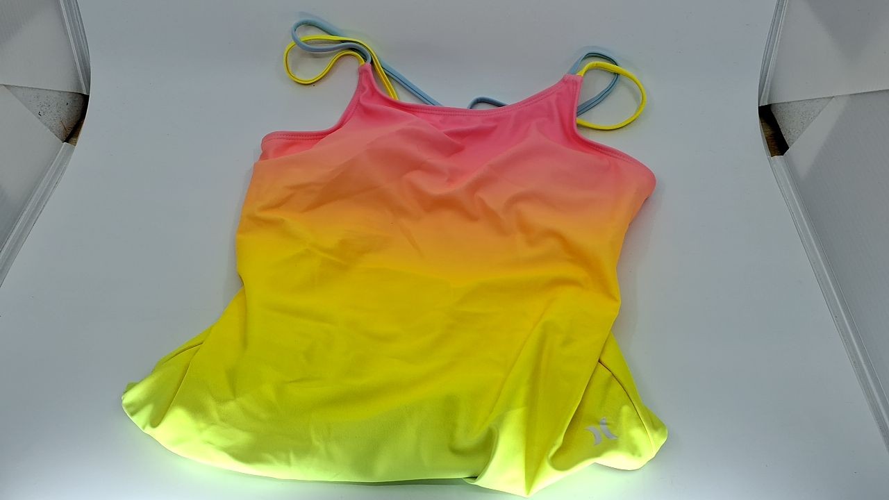 Hurley Girls One Piece Swimsuit, Pink Flamingo, 14