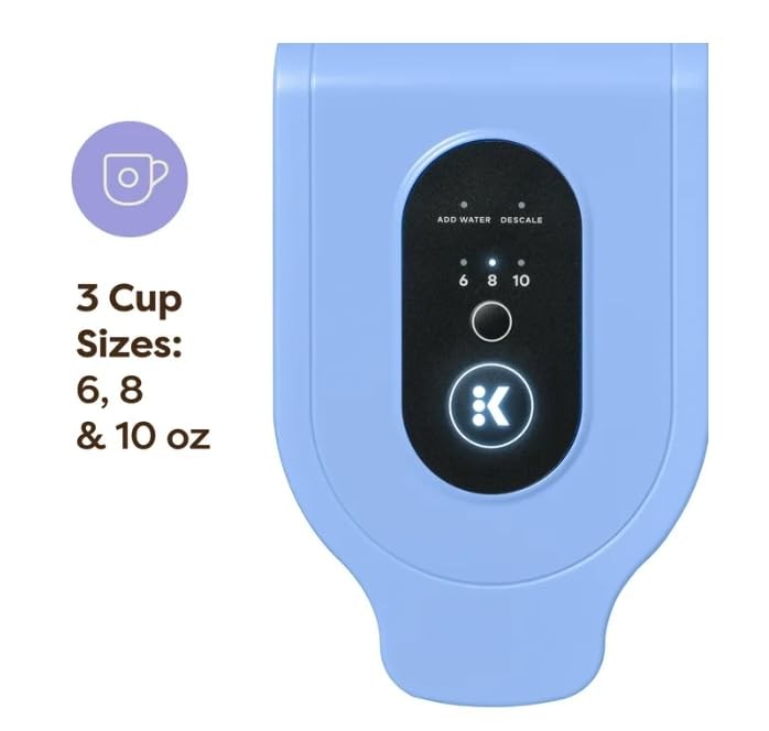 Keurig K-Express Essentials Single-Serve K-Cup Pod Coffee Maker (Bluebell)