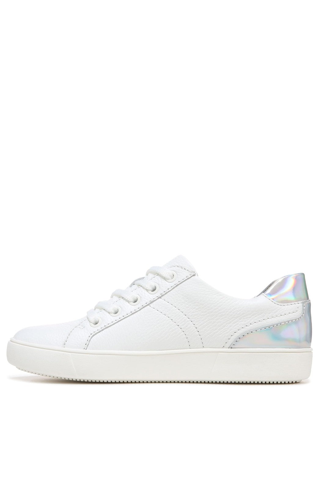 Naturalizer Morrison Womens Sneakers, White Leather, 7.5 M, Comfortable Fit
