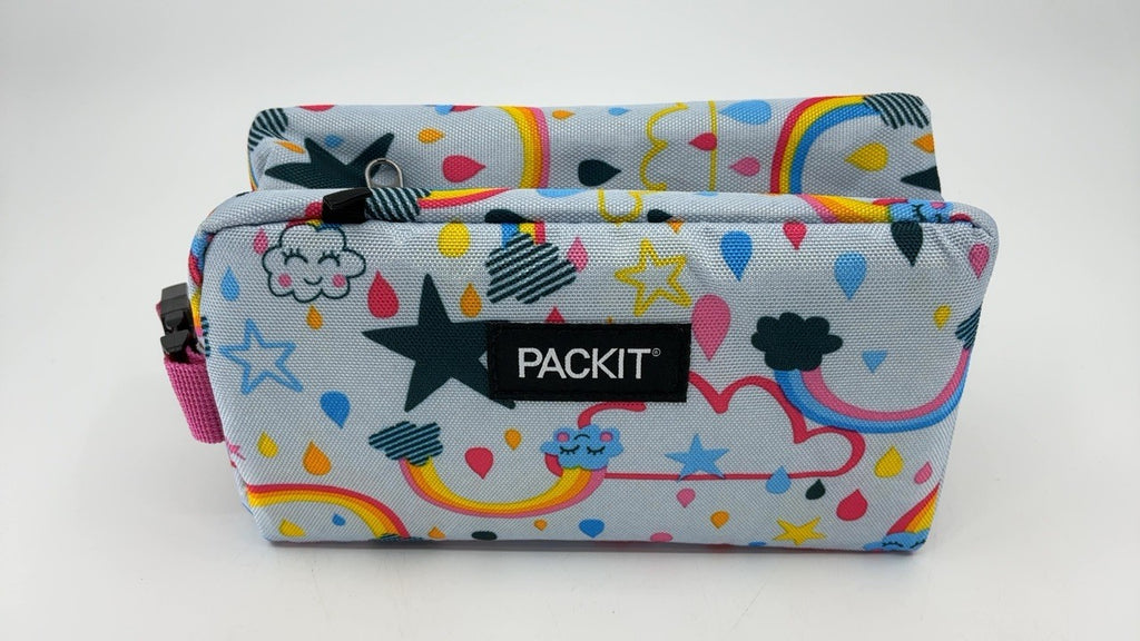 PackIt Snack Box, Rainbow Sky, Built-in Ice Packs, EcoFreeze Tech