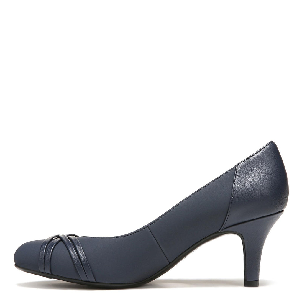 LifeStride Women's Pascal Dress Pump, lux Navy, 8 W US