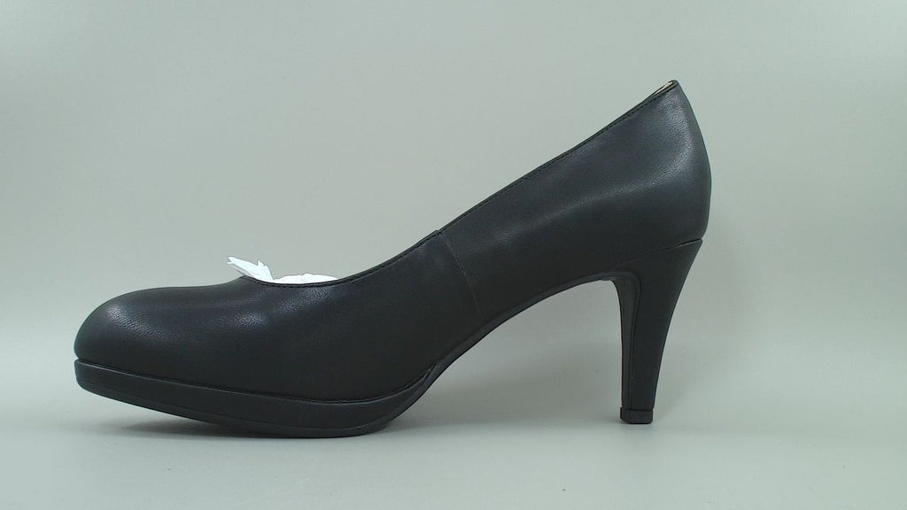 Naturalizer Womens Michelle Pump Black Leather 10 W