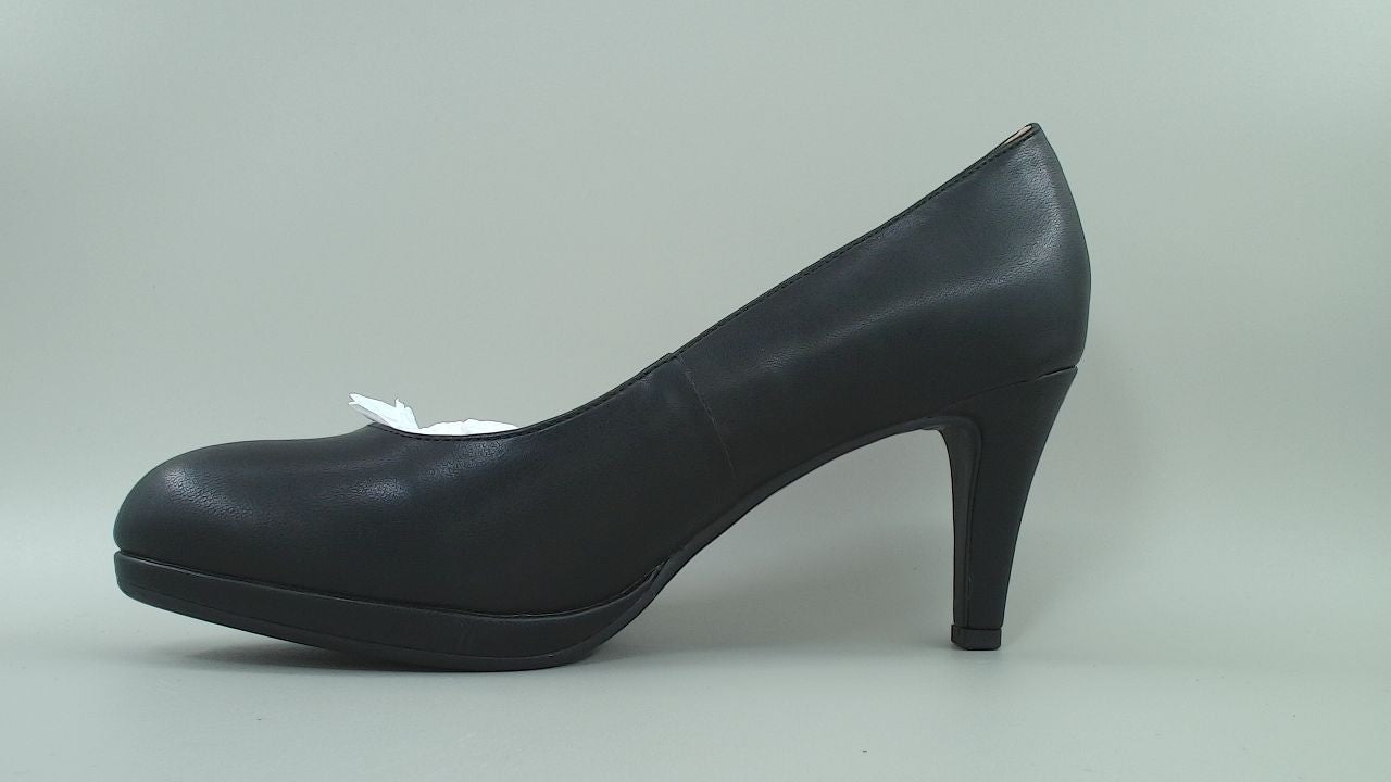 Naturalizer Womens Michelle Pump Black Leather 10 W