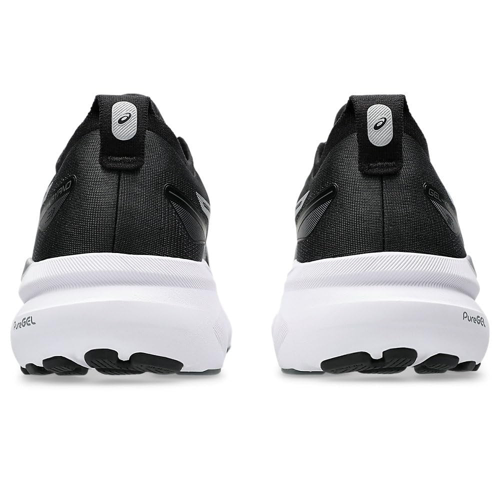 ASICS Women's Gel-Kayano 31 D Running Shoes, 8, Black/Pure Silver