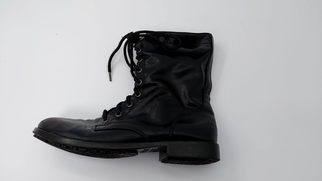 ALDO Women's Goer Combat Boot, Black, 7.5