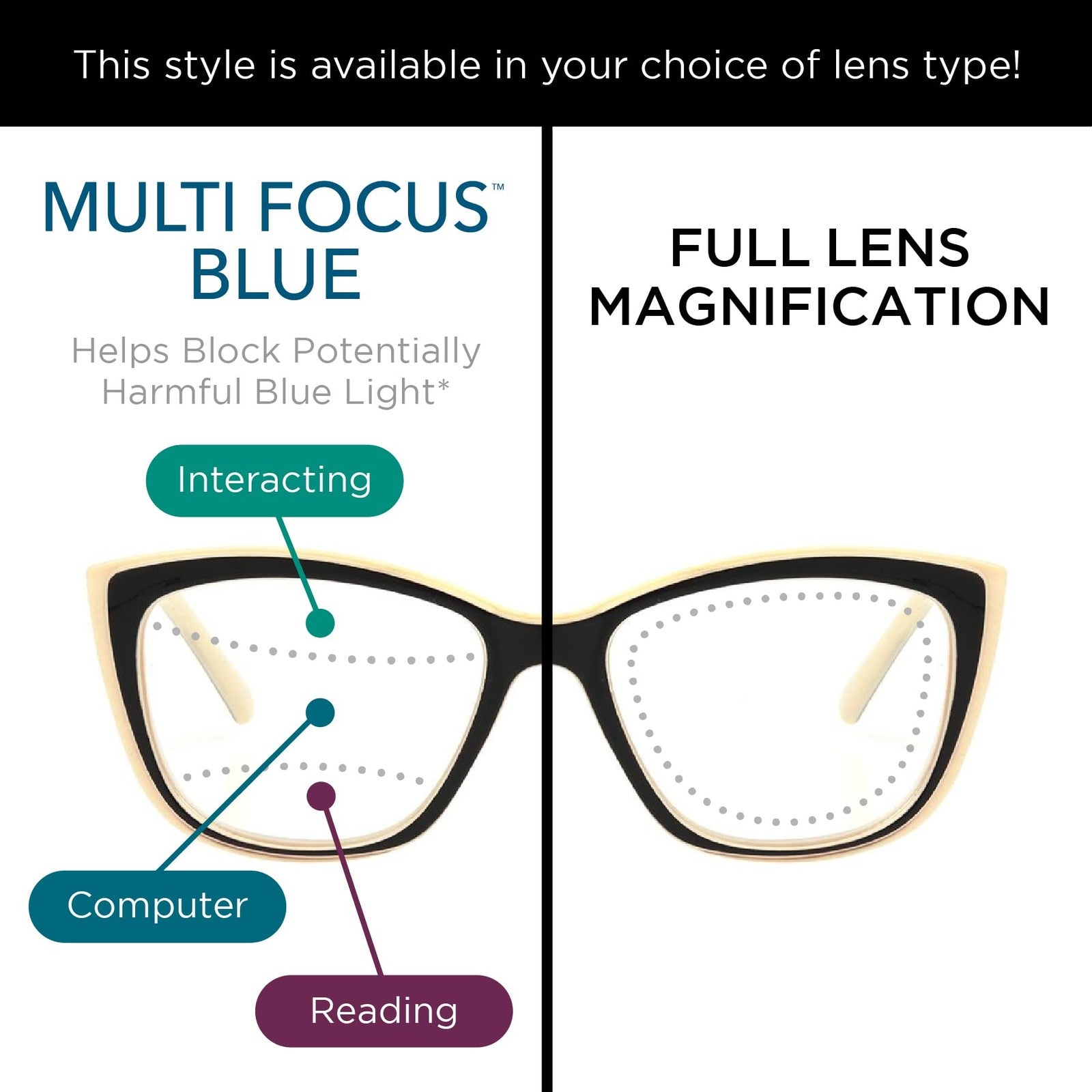 Readers.com the Gloria Black/tan, Size: 2.00