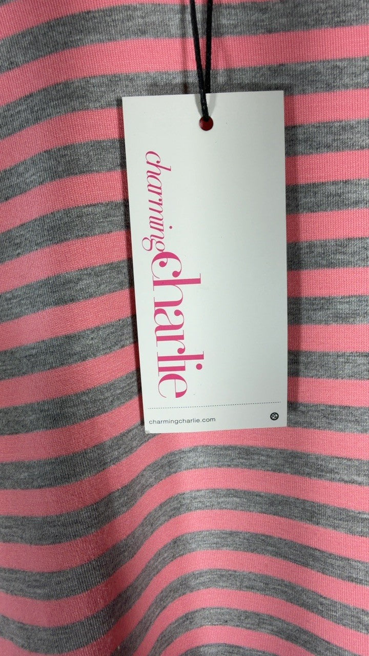 Ivy Lane Striped Round Neck Long Sleeve Sweatshirt