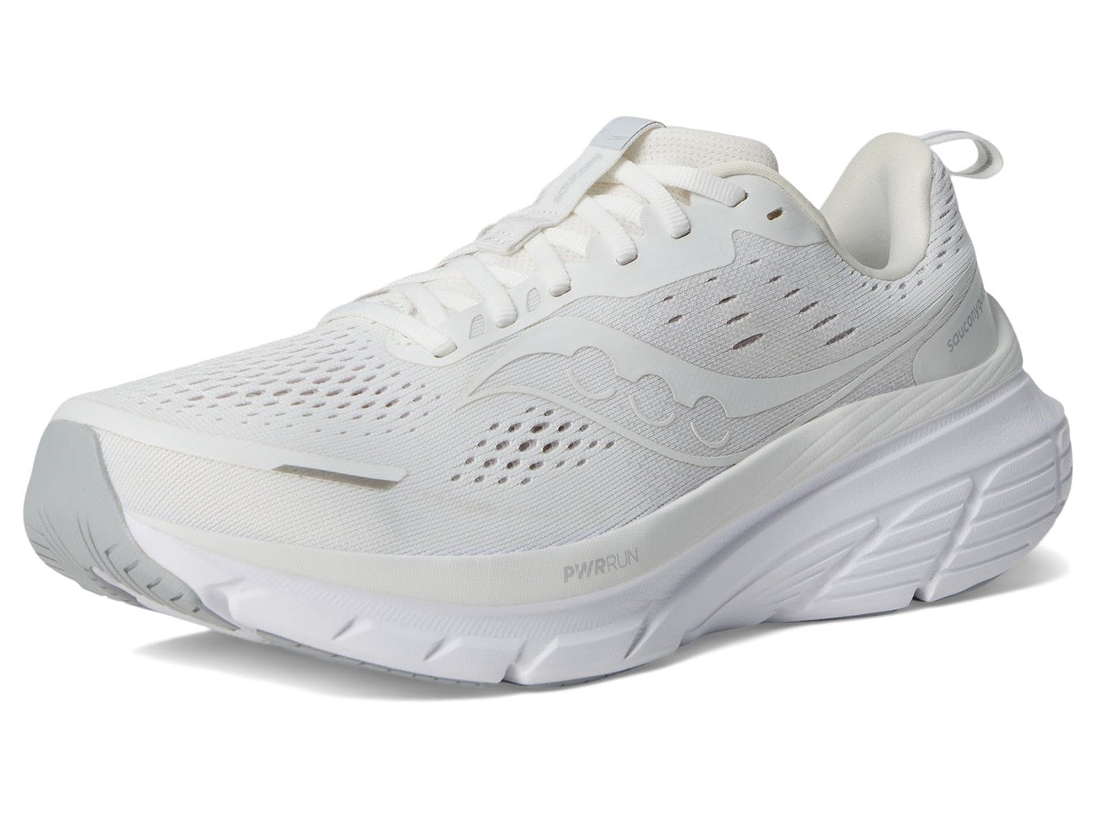 Saucony Men's Guide 18 Sneaker, Ivory, 10.5