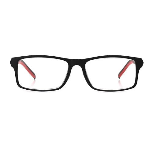 IRONMAN Men's Endeavor Square Reading Glasses, Black, 54 mm + 2.5