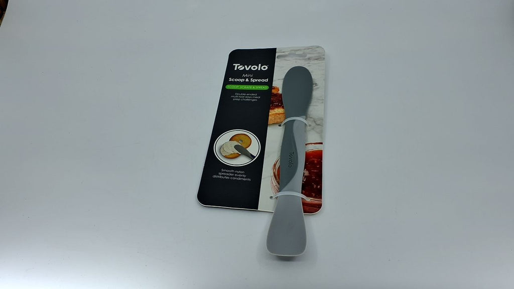 Tovolo Scoop & Spread Tool, Dual-Ended Silicone & Nylon, Dishwasher Safe