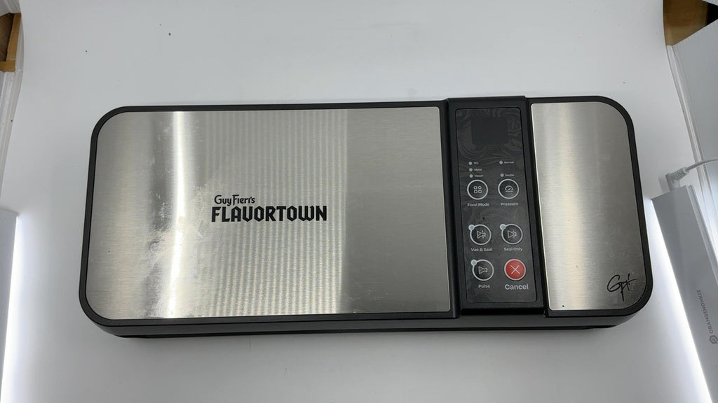 Guy Fieri Vacuum Sealer - Compact, Fast Sealing, Includes Starter Kit