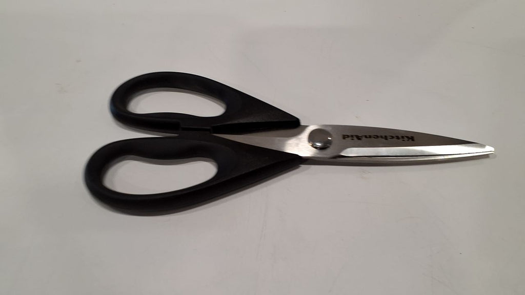 Durable Kitchen Shears w/ Protective Sheath 8.72 In Black Stainless Steel