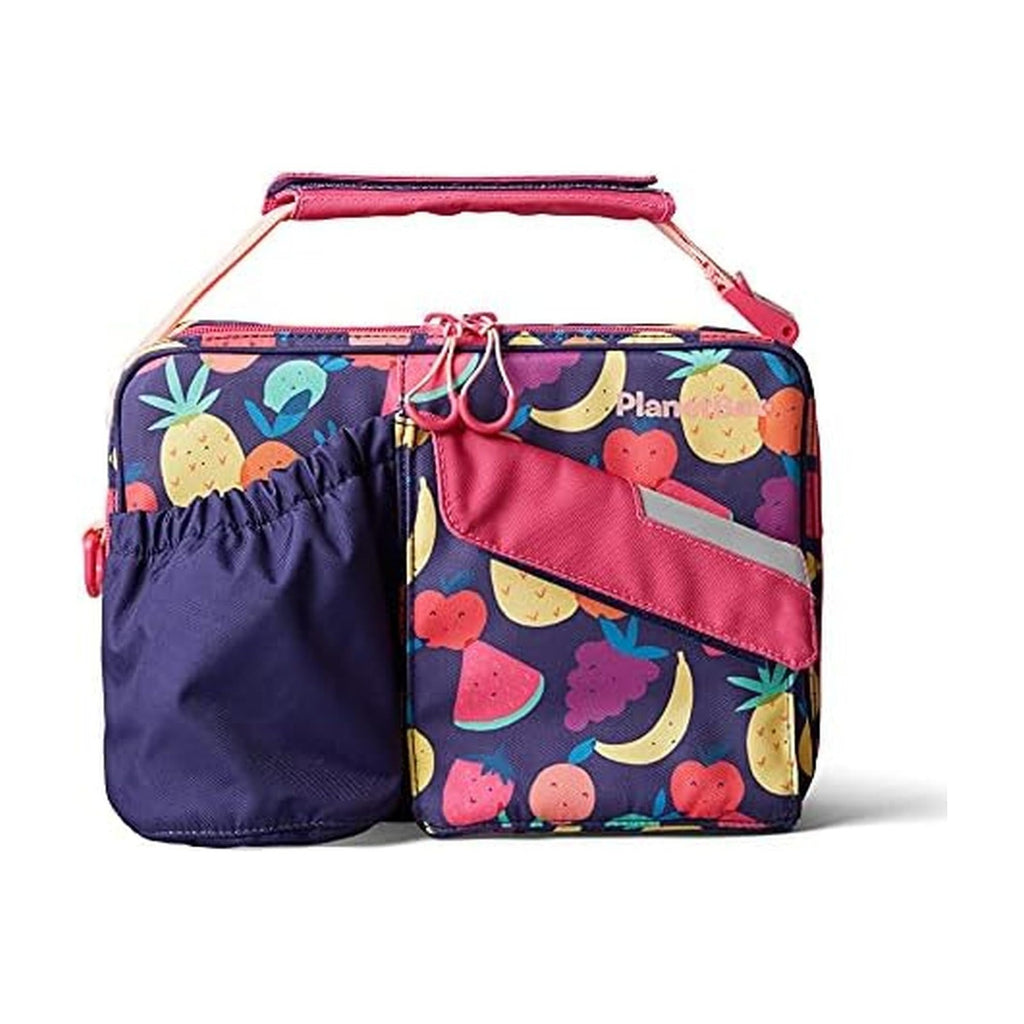 Durable PlanetBox Lunch Bag, Tutti Frutti, Insulated w/ Pockets for Snacks