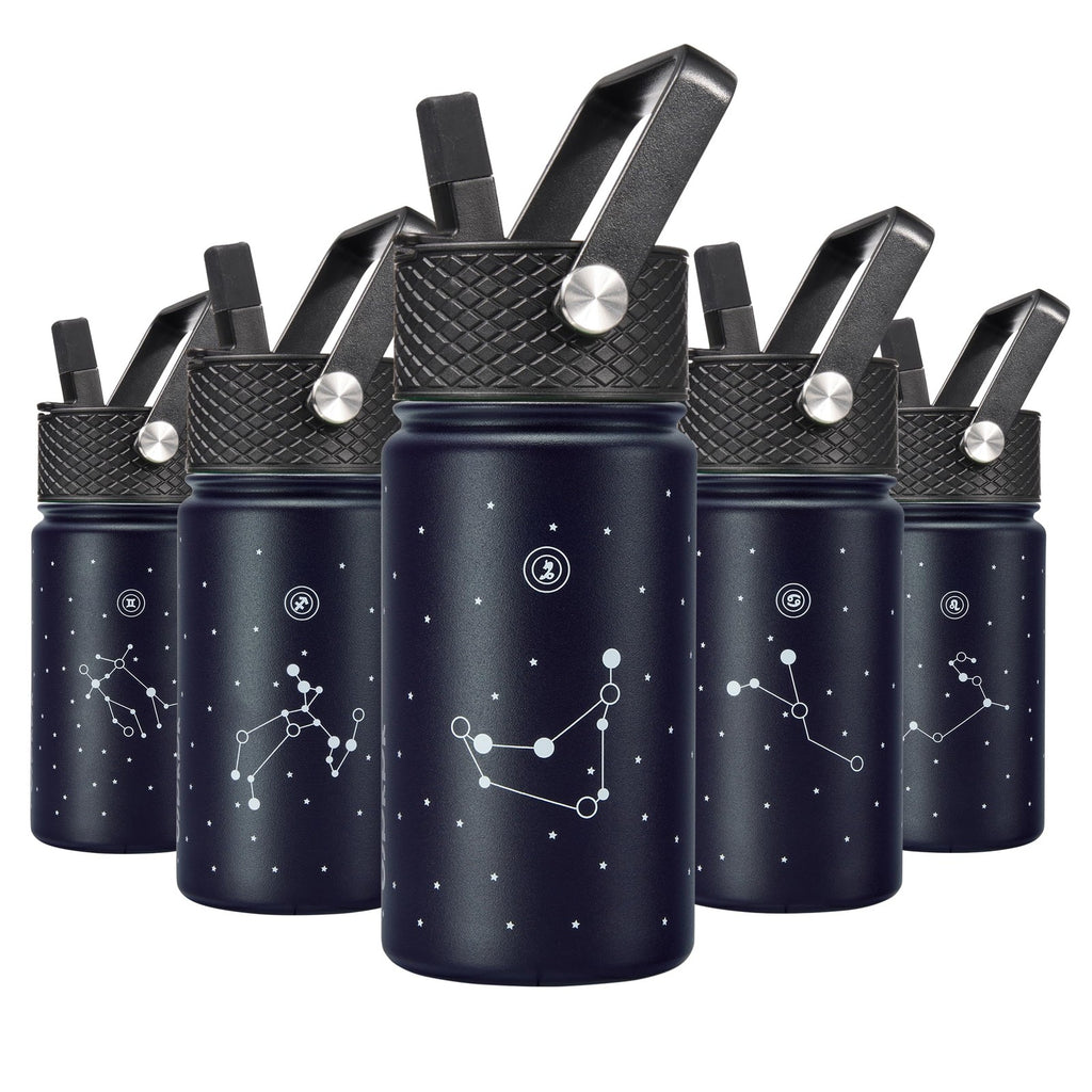 Reusable 15 oz Insulated Water Bottle - Capricornus, BPA Free, Leak Proof