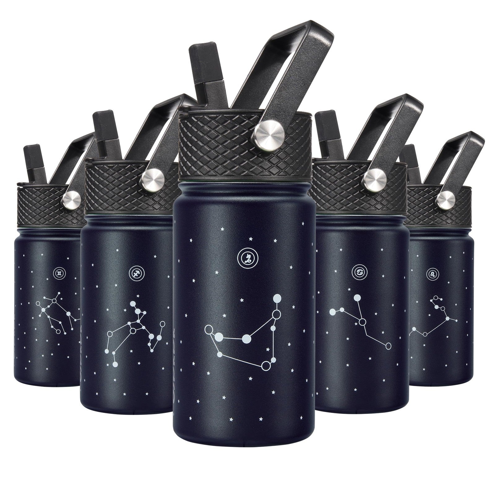 Reusable 15 oz Insulated Water Bottle - Capricornus, BPA Free, Leak Proof