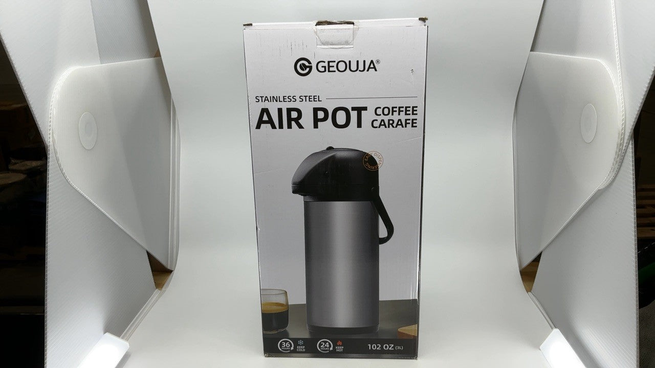 Insulated 102 Oz Coffee Carafe - Stainless Steel Thermal Beverage Dispenser