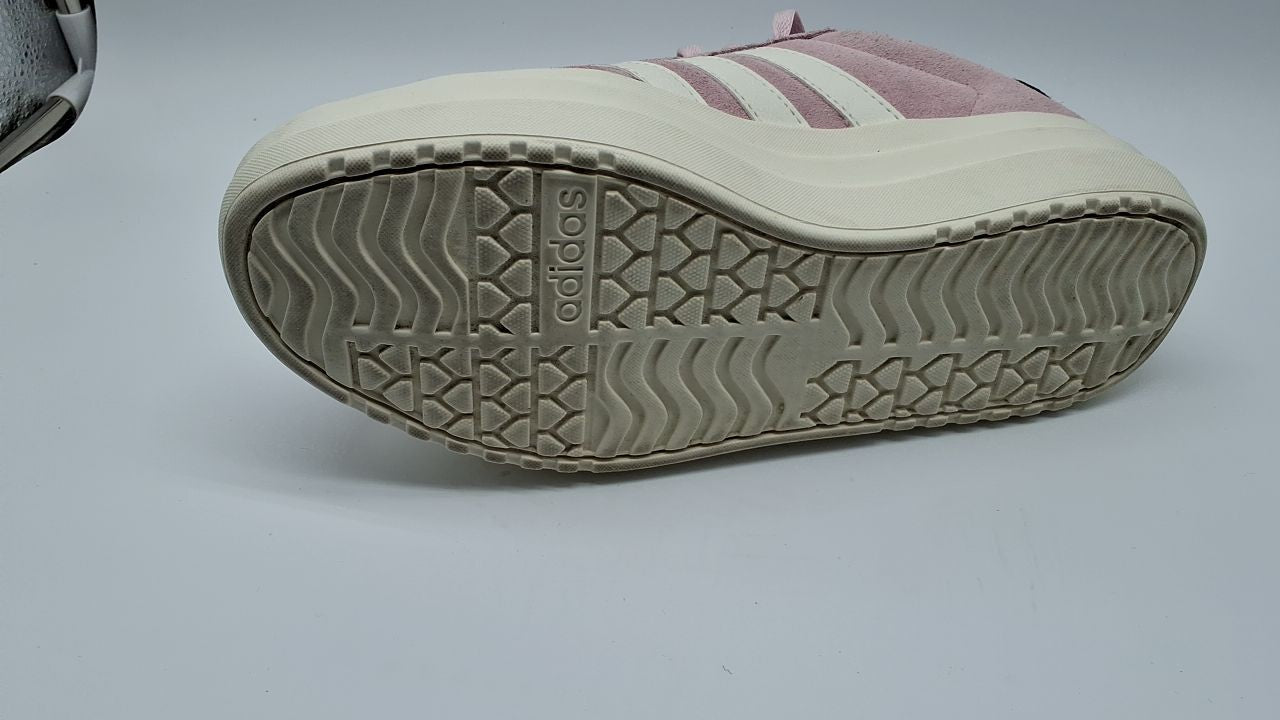 adidas Women's VL Court Bold, Clear Pink/White/Black, 6.5