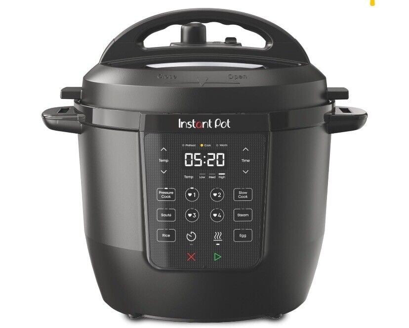 Instant Pot 6Qt RIO Chef Series 7-in-1 Multi-Cooker, Pressure Cooker, Black