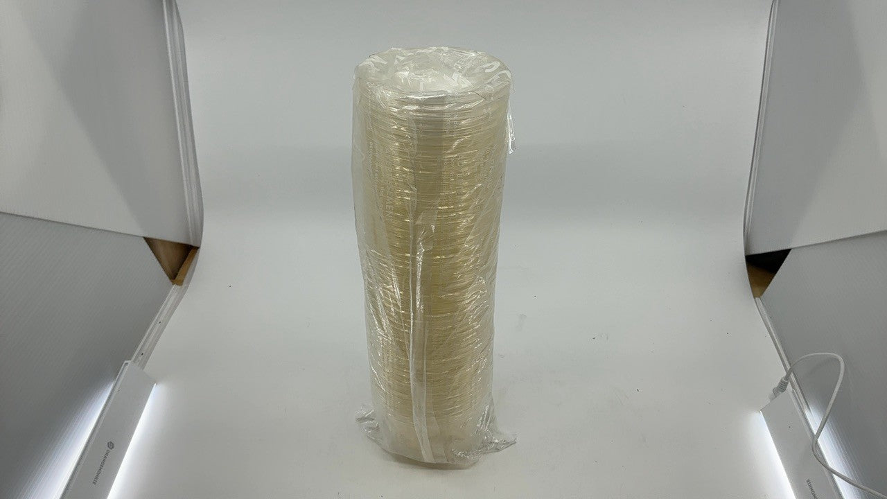 TOSSWARE Arc 12oz Clear Cold Cups - Set of 50 - Plant-Based & Recyclable