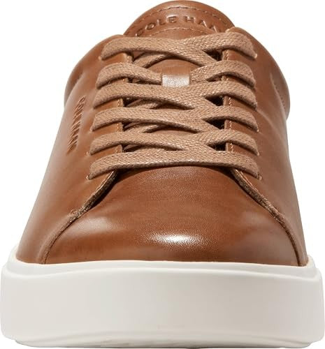 Cole Haan Men's Grand Crosscourt Sneaker, British Tan/Egret, Size 7.5