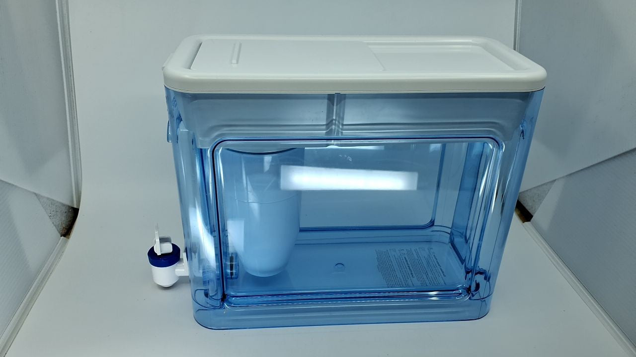 Blue ZeroWater 32-Cup Water Filter Dispenser - BPA Free, Eco-Friendly