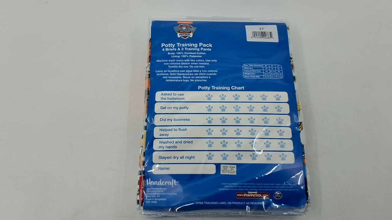 Toddler Boys Paw Patrol Potty Training Pants & Underwear Starter Kit 2T-4T