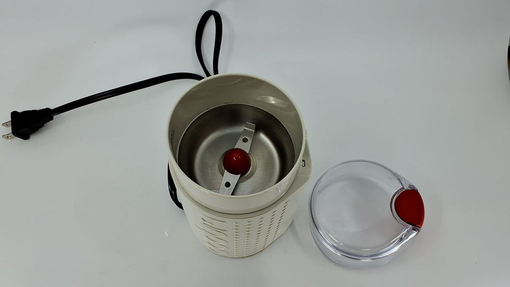 Bodum Bistro Electric Blade Coffee Grinder, White