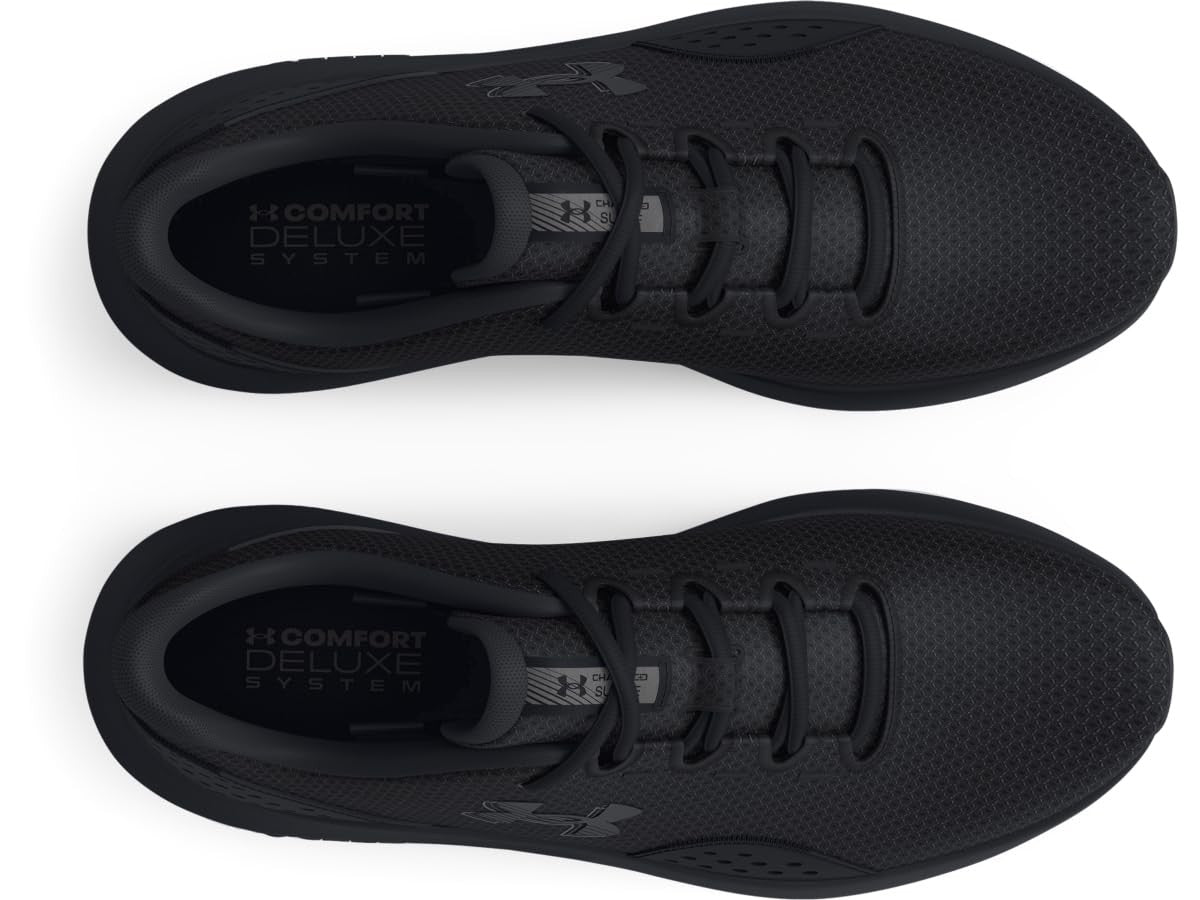 Under Armour Men's Charged Surge 4, (002) Black/Black/Black, 13, US