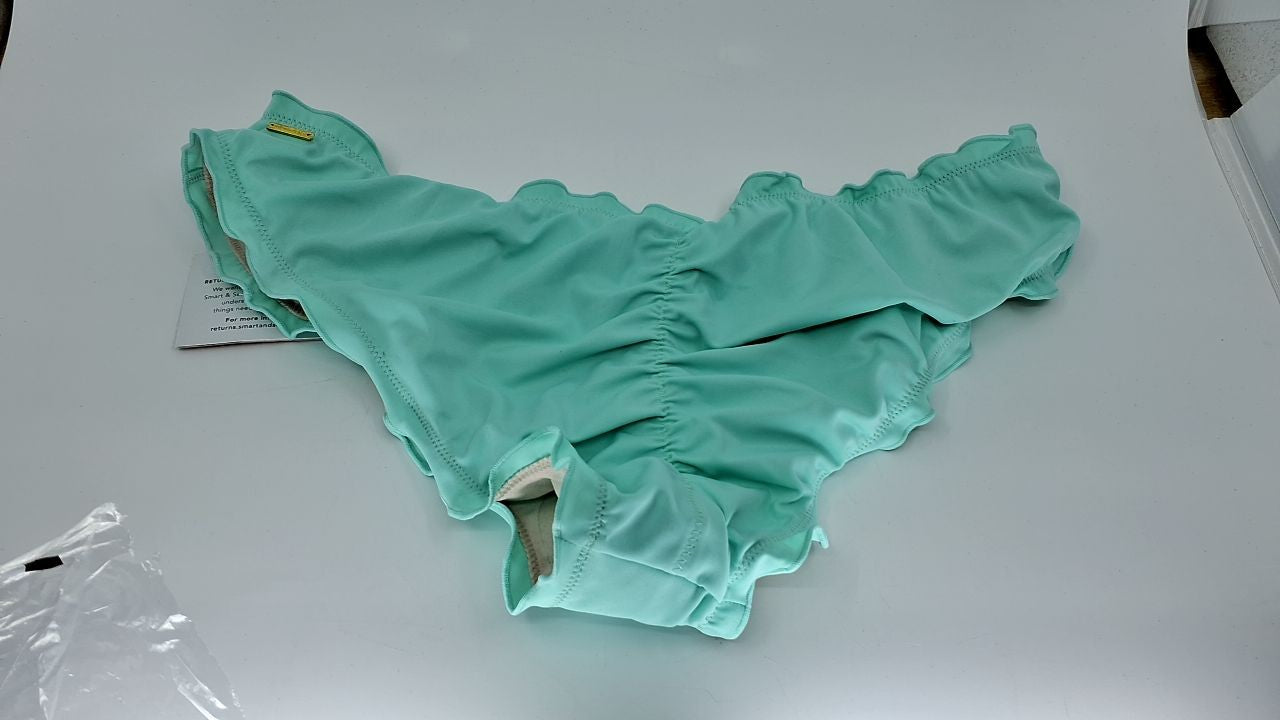 Smart & Sexy Women's Large Mint Chip Bikini Bottoms, Ruched Design
