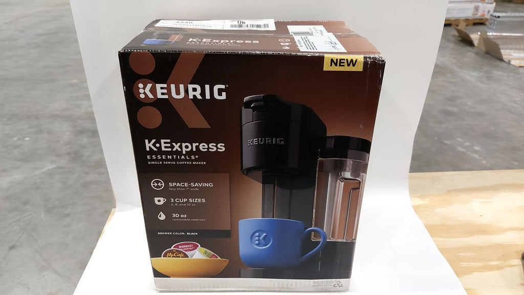 Keurig K-Express Essentials Black Single-Serve K-Cup Pod Coffee Maker
