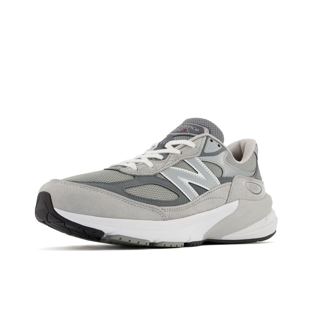 New Balance Men's FuelCell 990 V6 Sneaker, Grey/Grey, 9.5 Wide