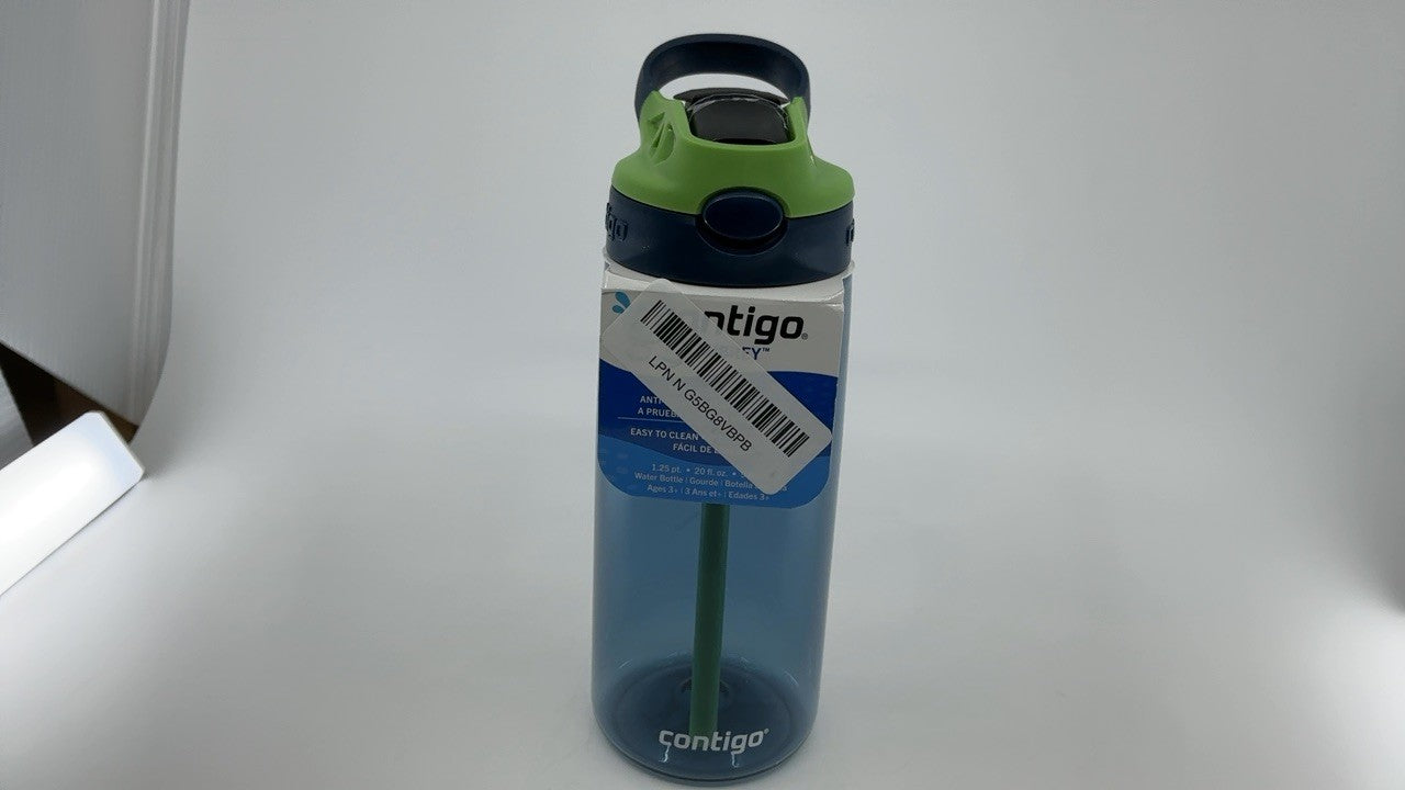 Contigo Kids Straw Water Bottle with AUTOSPOUT Lid 20oz Blueberry