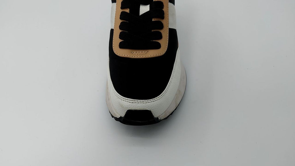 DV Dolce Vita Womens Bettie Sneaker, Black White, 5.5 US