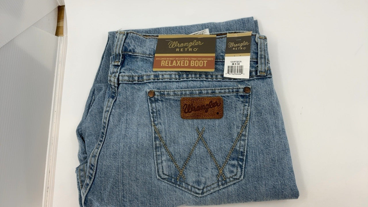 Retro Relaxed Fit Boot Cut Jean, Crest, 36W x 32L