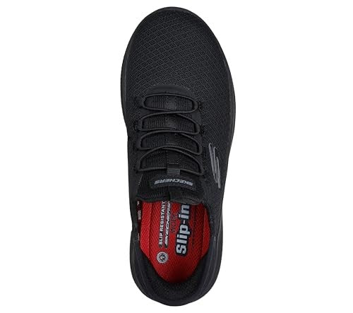 Skechers Black Slip-Ins, Women's 11 Wide, Slip Resistant Work Shoes