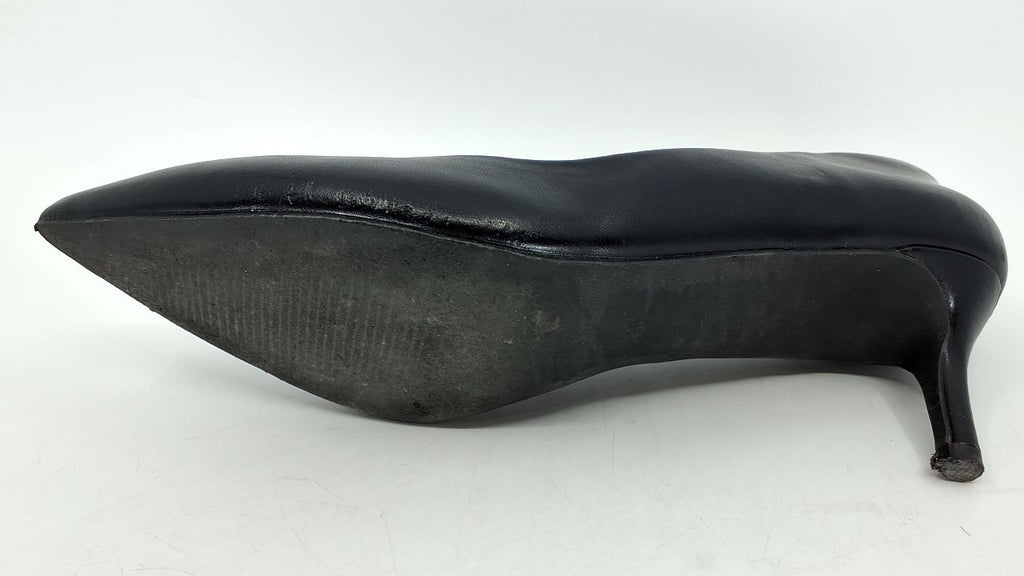 ZURIN Women's Black Pointed Toe Stiletto Heels 2.5in Pumps Size 10