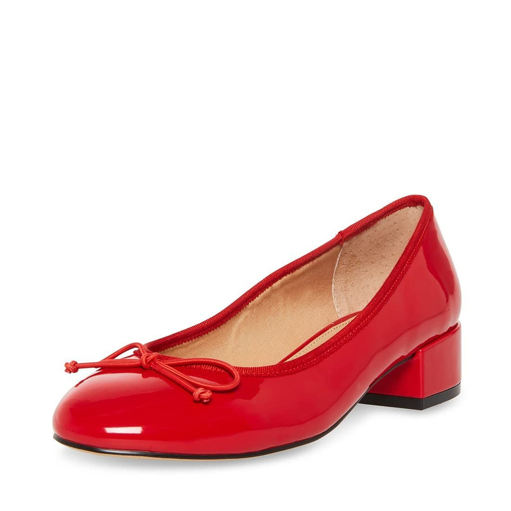 Steve Madden Women's Cherish Pump, Red Patent, 9