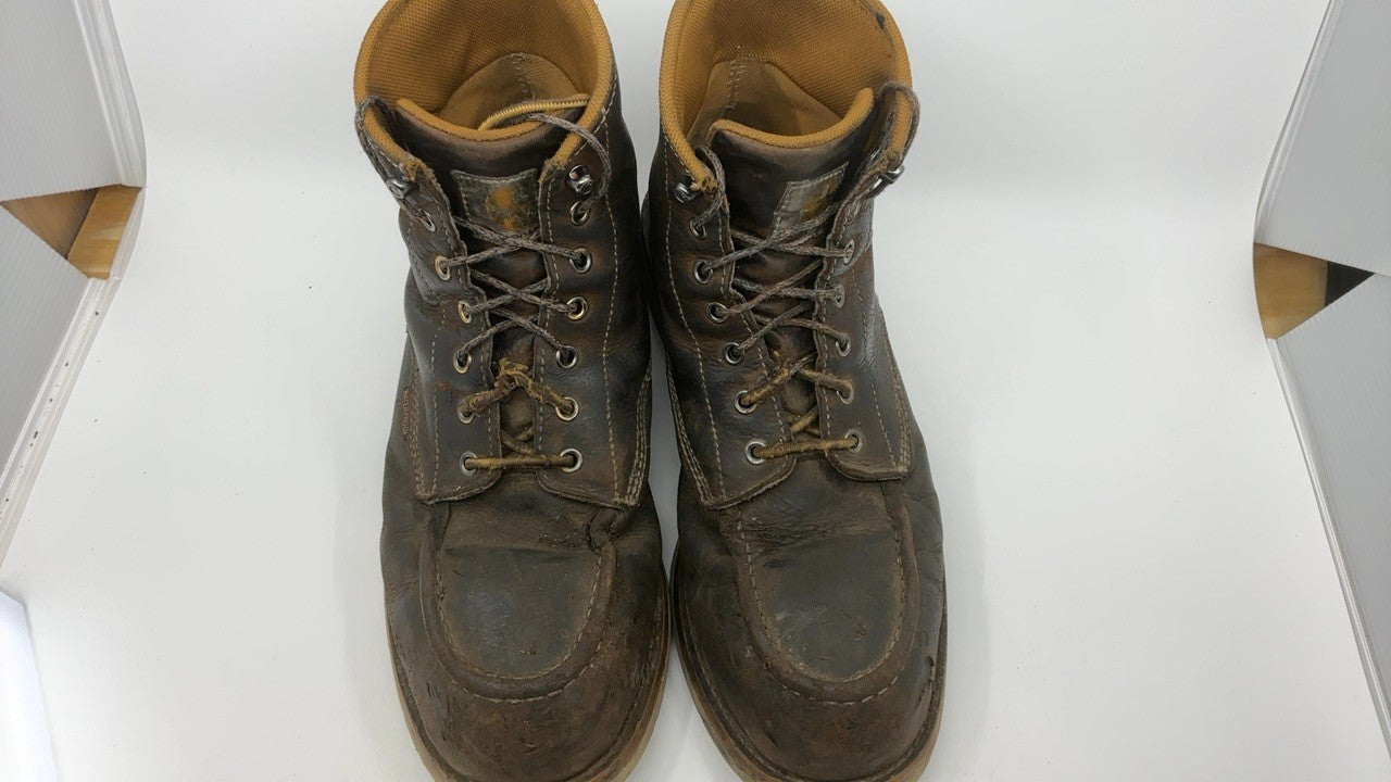 Carhartt Men's 6" Waterproof Brown Wedge Boot, Steel Toe, Size 11M