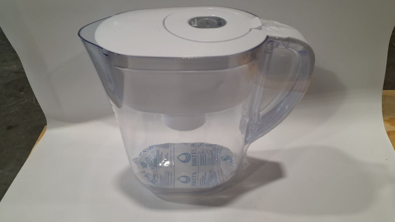 Brita 6-Cup Water Filter Pitcher, BPA Free, White, 1 Standard Filter