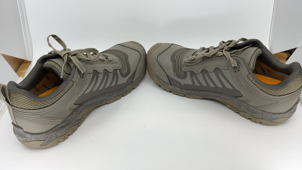 KEEN Reno 10 Wide Waterproof Athletic Work Shoes Composite Toe Brindle/Morel