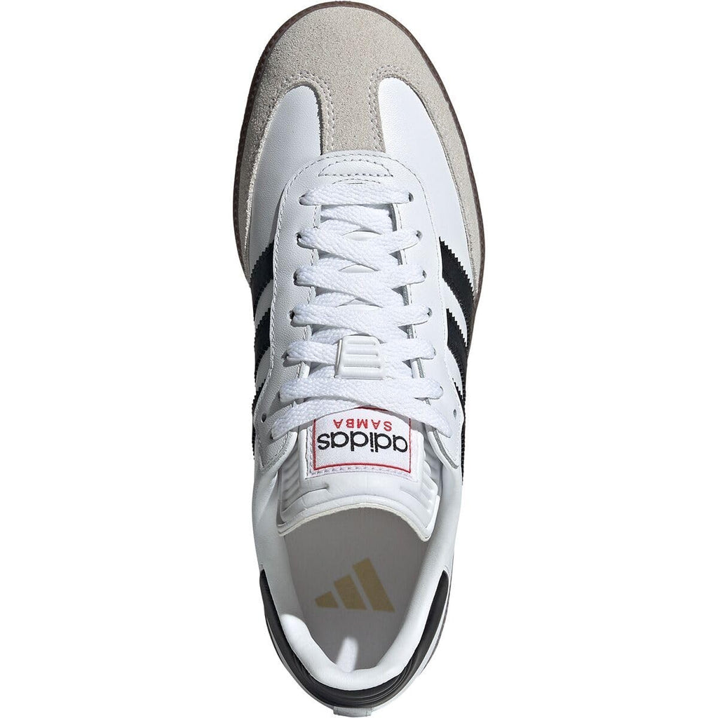adidas Unisex-Adult Samba Indoor, White/Black/Vivid Red, 5