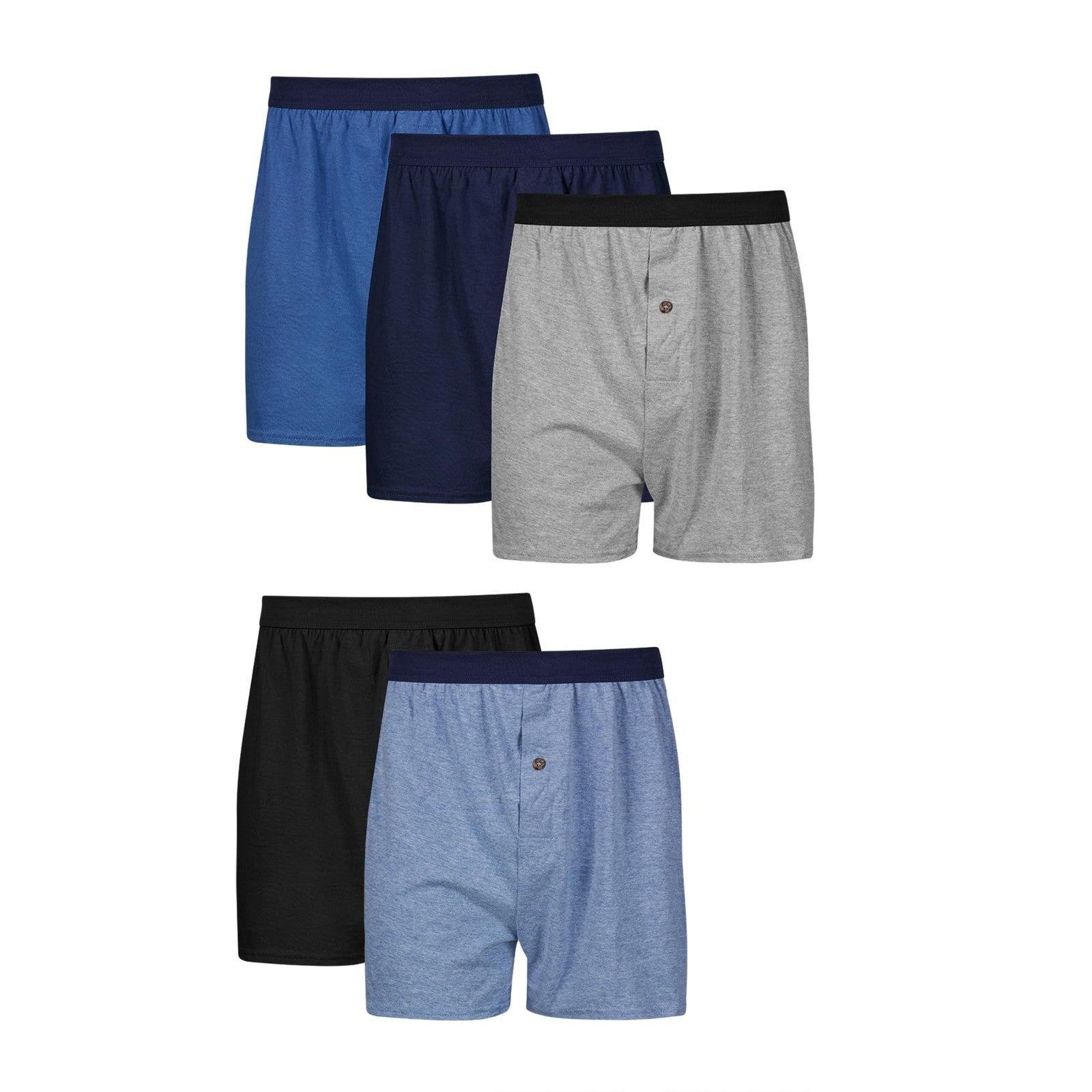 Hanes 5-Pack ComfortSoft Boxers w/ ComfortFlex Waistbands, XX-Large