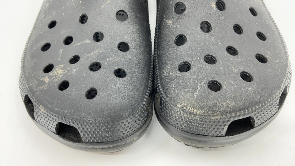 Crocs Unisex Classic Clog Black Size 12W/10M Lightweight Clogs