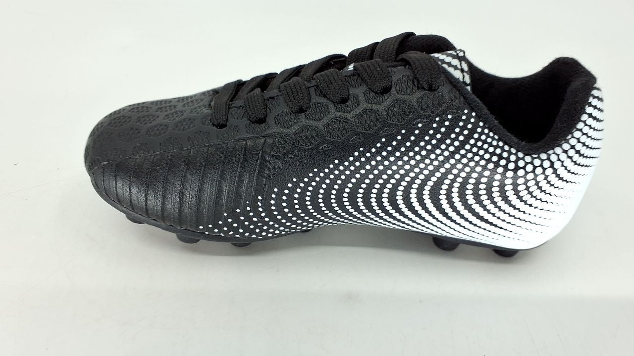Vizari Stealth Soccer Cleats 9.5 Toddler Black/White Youth Athletic Shoes