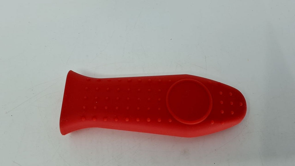 Heat-Resistant Silicone Skillet Handle Cover, Red, 5.6"L x 1.9"W