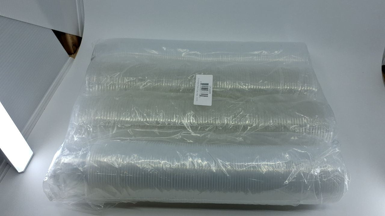 200 Clear Plastic Portion Cups w/ Lids - 4 Oz Souffle & Condiment Use