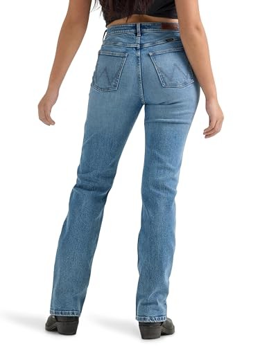 Wrangler Women's High Rise True Straight Fit Jean, Ivy, 6-32