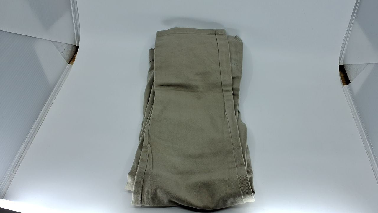 IZOD Big Boys School Uniform Flat Front Twill Pants, Khaki, 8