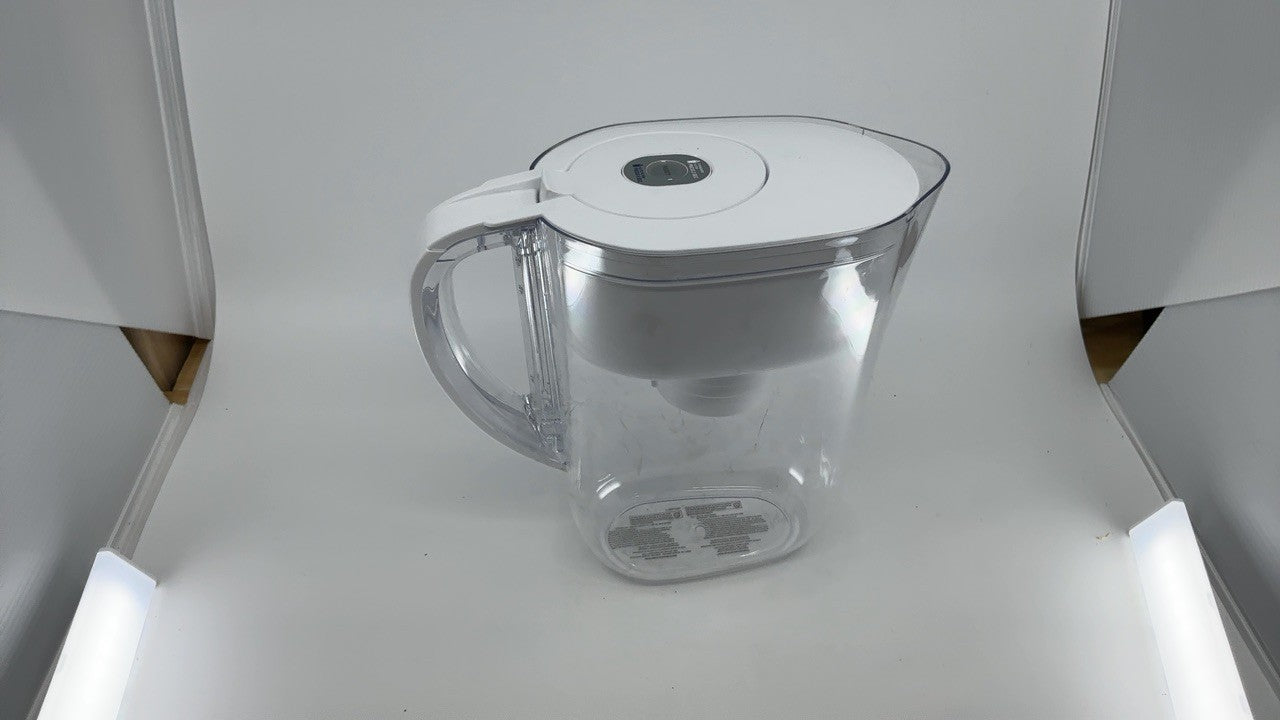 6-Cup Brita Water Pitcher, Removes Lead, Includes 1 Elite Filter, White