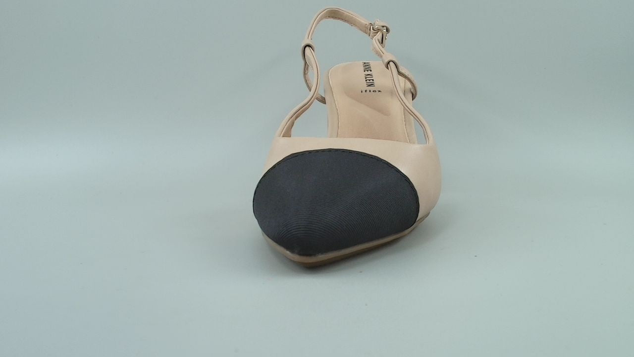 Anne Klein Womens Brooklyn Pump, Nude Black, 7.5